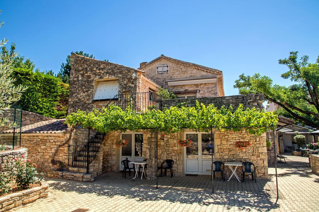 Logis Hotel Restaurant L'Escarbille Saint-Martin-dʼArdèche Eksteriør billede