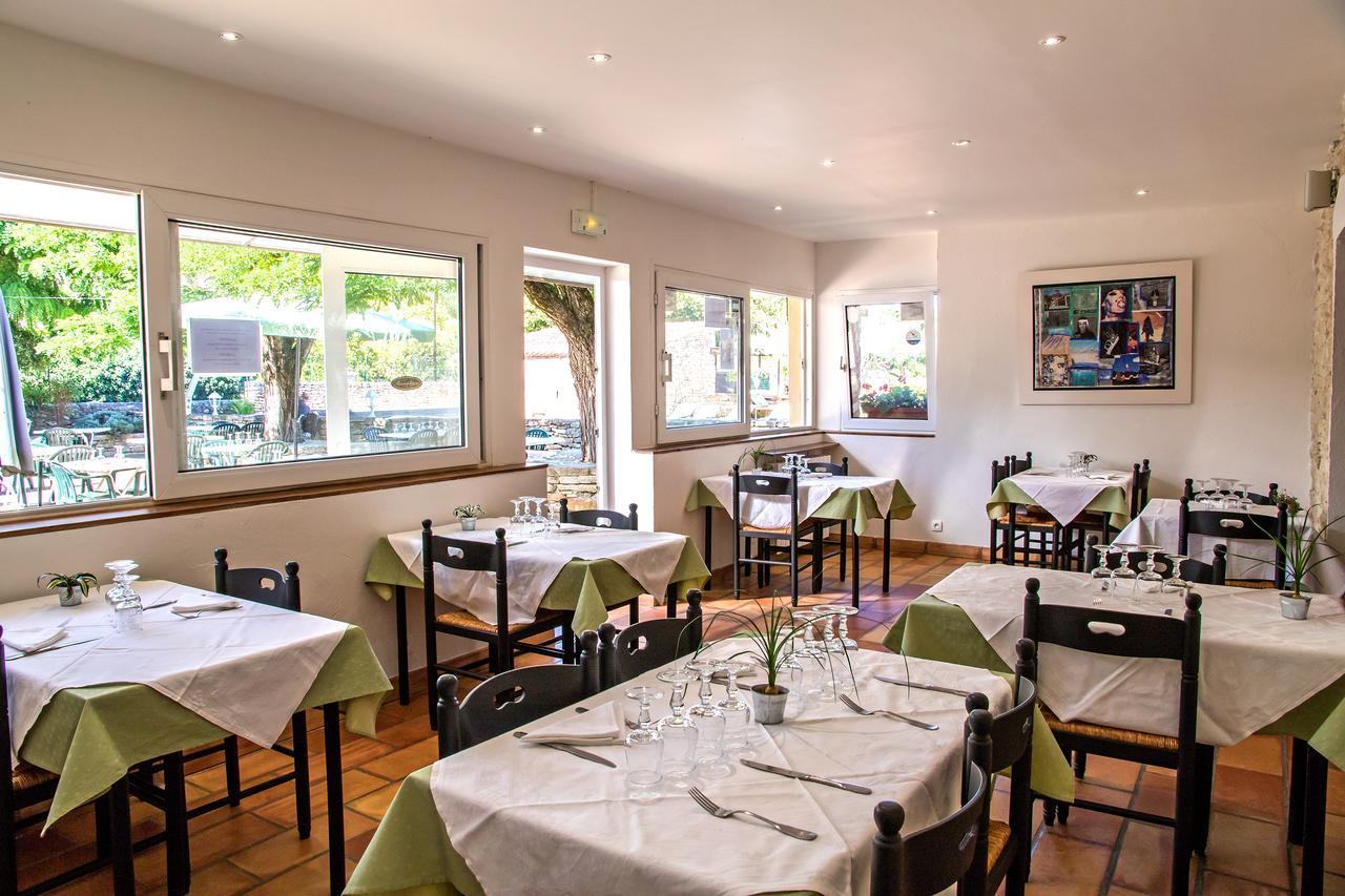 Logis Hotel Restaurant L'Escarbille Saint-Martin-dʼArdèche Eksteriør billede